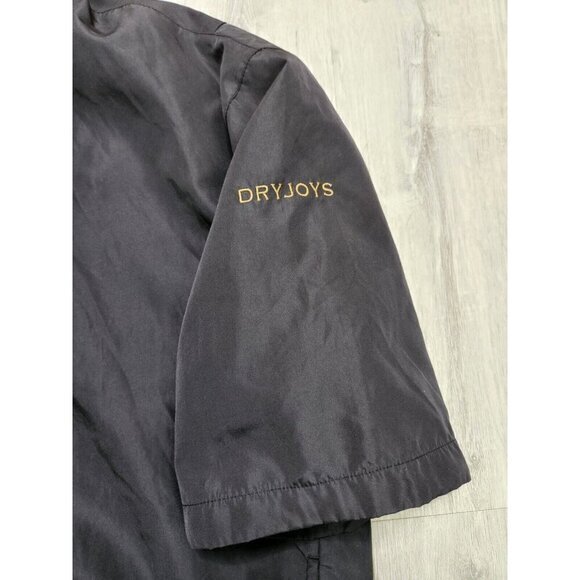 Dryjoys by Footjoy Short Sleeve Pullover Windbreaker 1/4 Snap Zip Mens Large - Picture 3 of 7